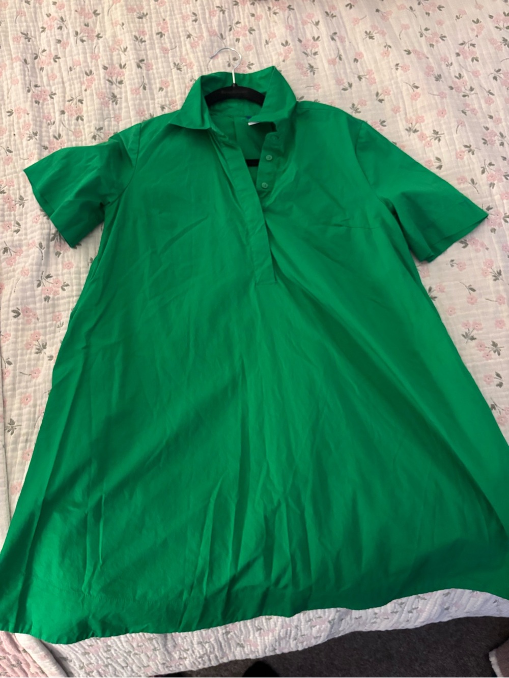 Old Navy Kelly Green Polo Mini Dress